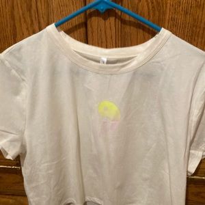 NWT Fabletics Crop Tee